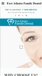 Mobile Screenshot of eastatlfamilydental.com